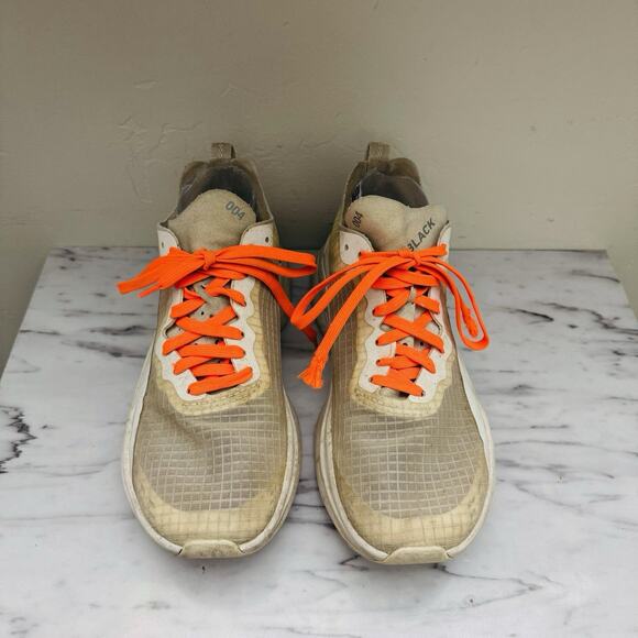 Brandblack Kite Racer Sneakers White And Orange Mens Size 6.5 - Picture 3 of 10